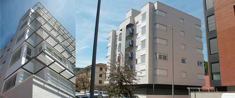 Durangoko Aramotzeko UE 19ko 26 etxebizitza sozial eta hauen eranskinen Oinarrizko Proiektua, Gauzatze Proiektua eta lan exekuzio eta zuzendaritza.
