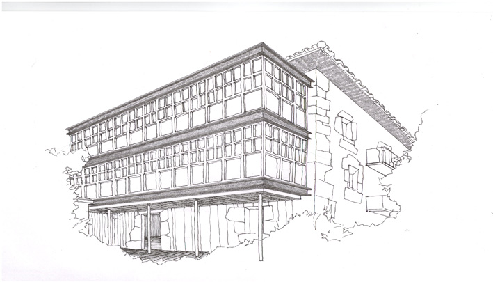 Proyecto de reconstruccion de una vivienda en Otxandio. Estado tras la reforma